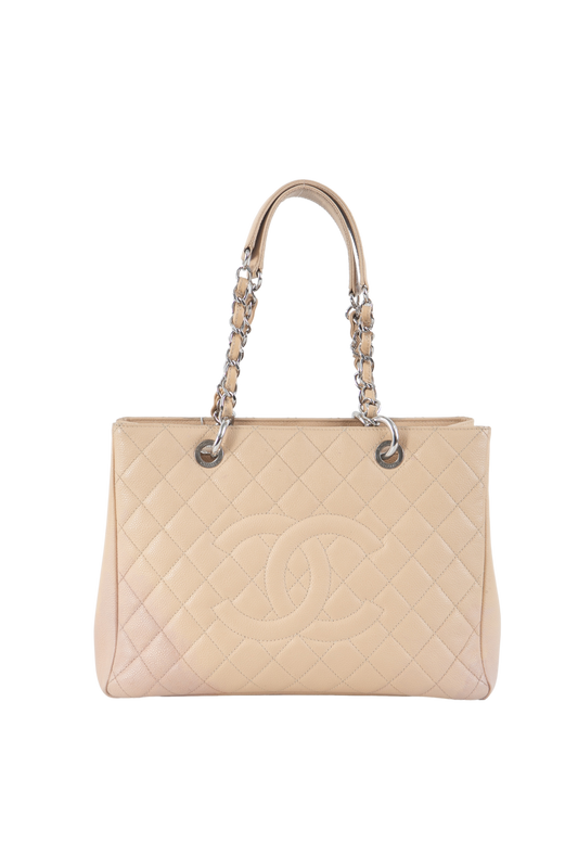 CHANEL GST CAVIAR BEIGE