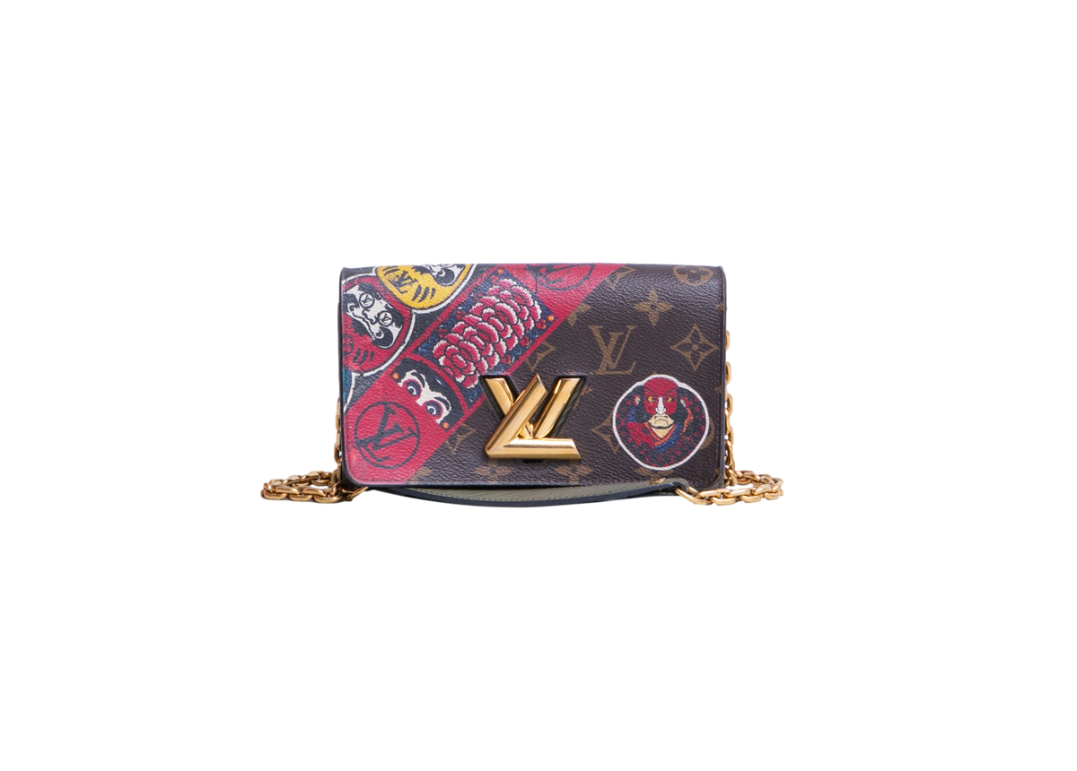 LV WOC KABUKI TWIST MONOGRAM EPI GREEN