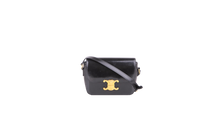 CELINE TRIOMPHE TEEN BLACK BOX LEATHER