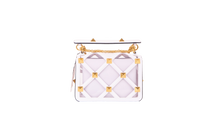 VALENTINO ROMAN STUD POLYMER PVC WHITE