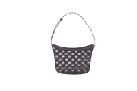 CELINE CROQUE IN TULLE TEXTILE W/TRIOMPHE BLACK