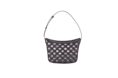 CELINE CROQUE IN TULLE TEXTILE W/TRIOMPHE BLACK