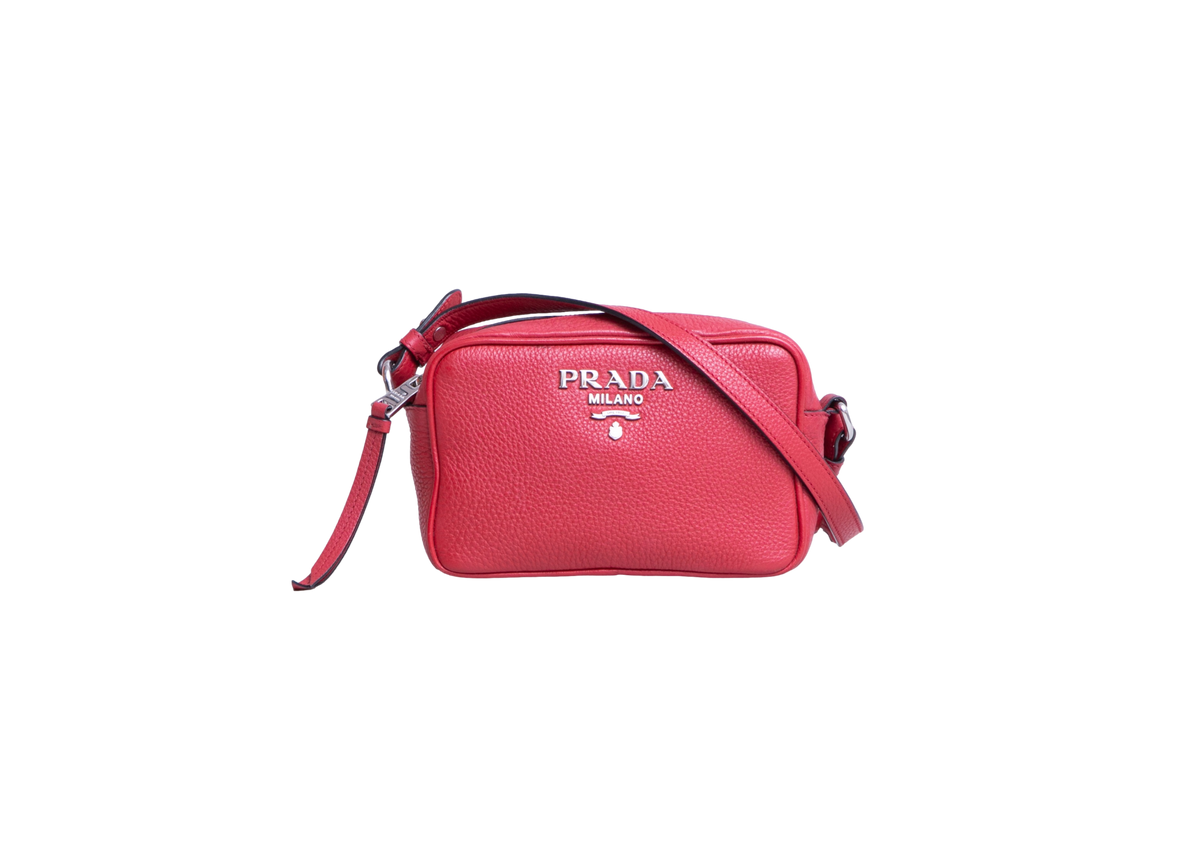 PRADA PHENIX CAMERA BAG RED