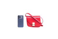 FERRAGAMO FIAMMA CROSSBODY FLAME RED