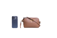 PRADA DAINO CAMERA BAG CARAMEL