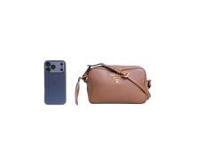 PRADA DAINO CAMERA BAG CARAMEL