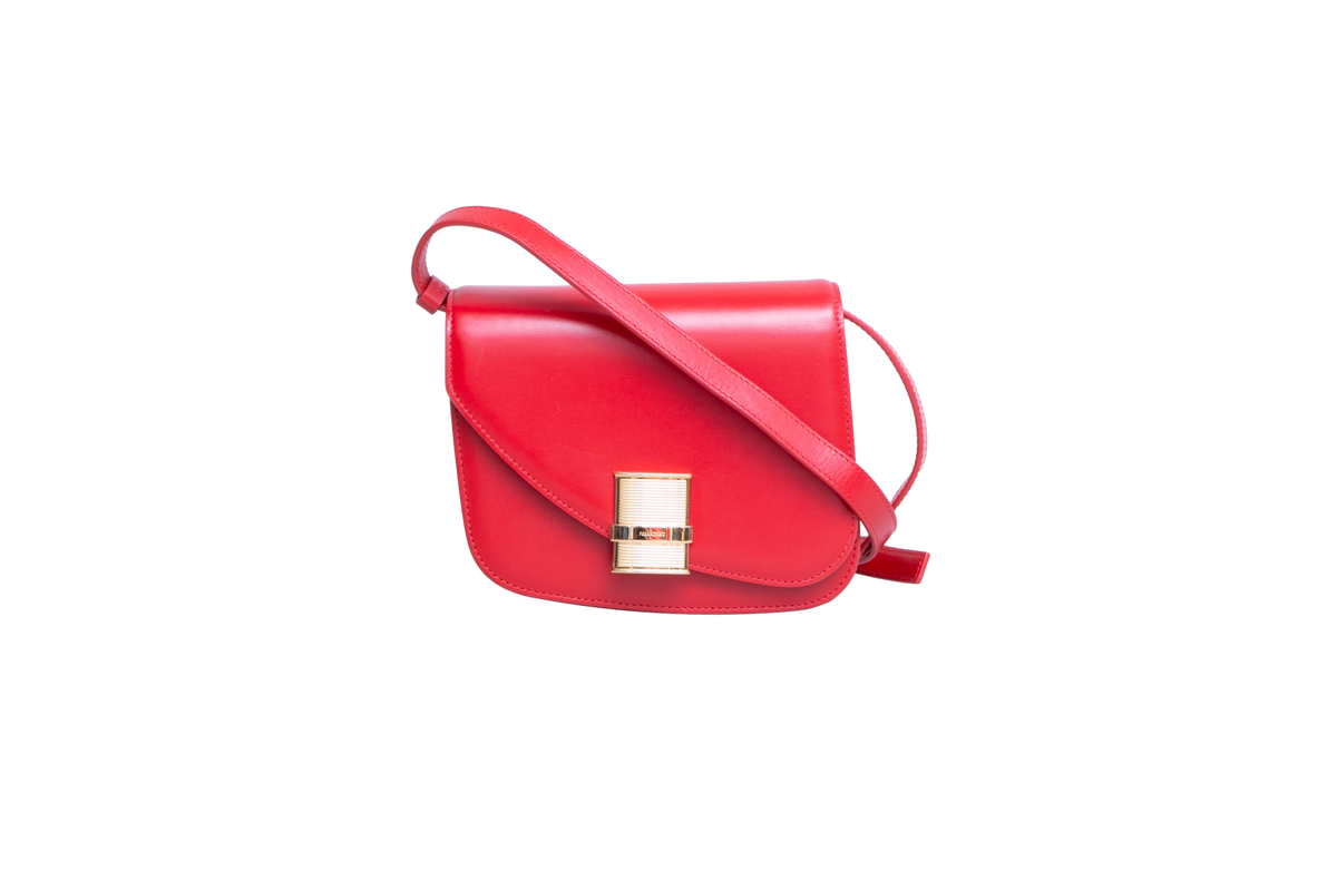 FERRAGAMO FIAMMA CROSSBODY FLAME RED