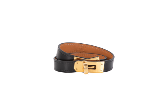 HERMÈS BRACELET KELLY DOUBLE TOUR BLACK