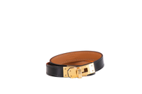 HERMÈS BRACELET KELLY DOUBLE TOUR BLACK