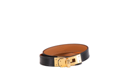 HERMÈS BRACELET KELLY DOUBLE TOUR BLACK