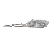 PACO RABBANE PIXEL SILVER HOBO SHOULDER