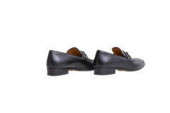 GUCCI LOAFER INTERLOCKING G LEATHER BLACK - 35 1/2 BR