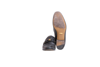 GUCCI LOAFER INTERLOCKING G LEATHER BLACK - 35 1/2 BR