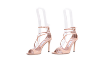 JIMMY CHOO SANDAL AZIA PATENT LEATHER BALLET PINK - 36 BR