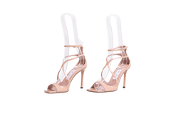 JIMMY CHOO SANDAL AZIA PATENT LEATHER BALLET PINK - 36 BR