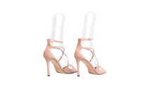 JIMMY CHOO SANDAL AZIA PATENT LEATHER BALLET PINK - 36 BR