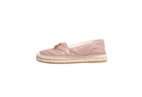 GUCCI ESPADRILLE GG MARMONT MATELASSÊ NUDE - 37 1/2 BR