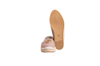 GUCCI ESPADRILLE GG MARMONT MATELASSÊ NUDE - 37 1/2 BR