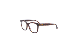 CHANEL EYEGLASSES SQUARE ACETATO TORTOISE & BROWN