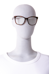 CHANEL EYEGLASSES SQUARE ACETATO TORTOISE & BROWN