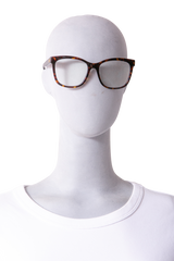 CHANEL EYEGLASSES SQUARE ACETATO TORTOISE & BROWN