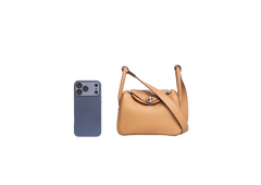 HERMÈS LINDY TAURILLON CLÉMENCE BISCUIT PLW HDWR