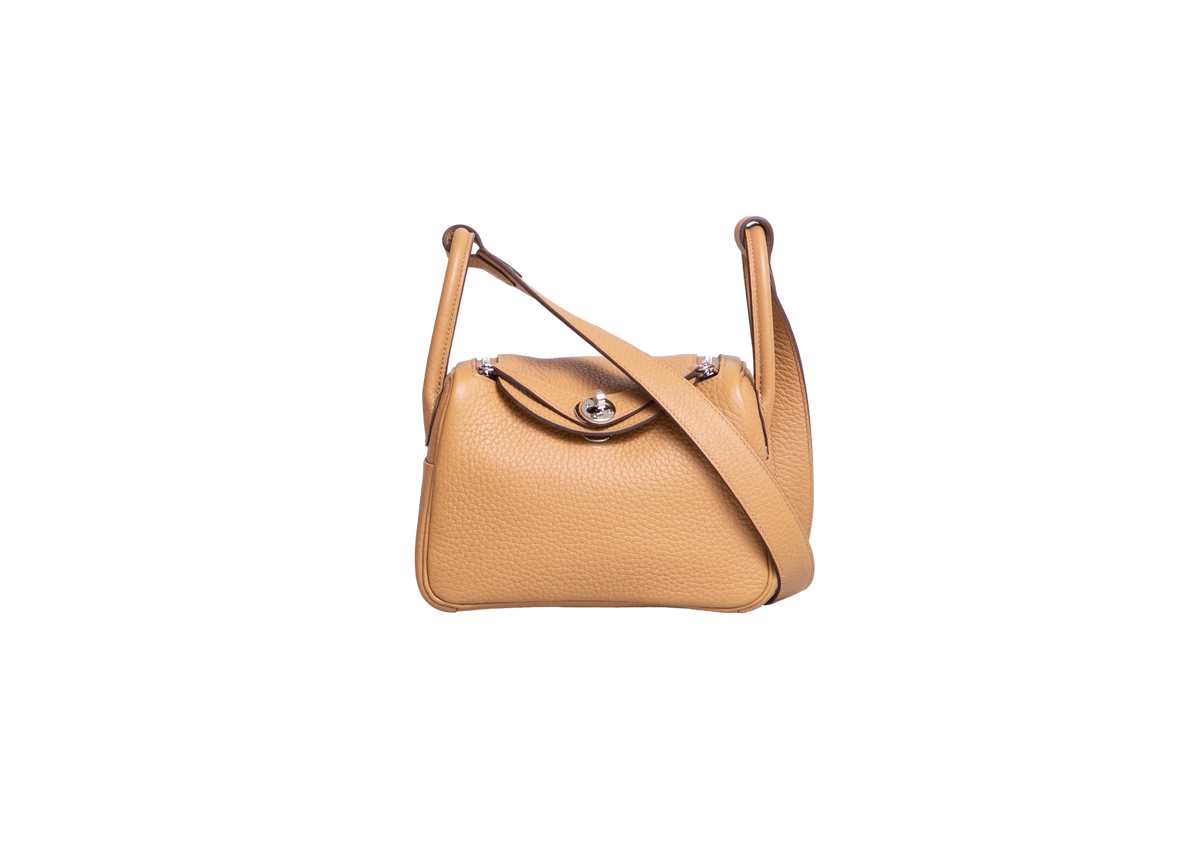 HERMÈS LINDY TAURILLON CLÉMENCE BISCUIT PLW HDWR