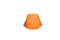 HERMÈS PICOTIN LOCK 18 TAURILLON CLEMENCE ORANGE SILVER HDWR