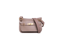 HERMÈS JYPSIERE MINI VEAU EVERCOLOR ETOUPE GOLD HDWR