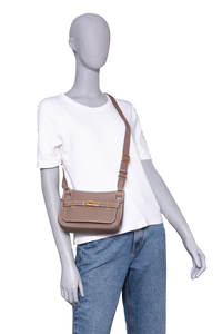 HERMÈS JYPSIERE MINI VEAU EVERCOLOR ETOUPE GOLD HDWR
