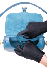 DIOR BOBBY MEDIUM CALFSKIN BLUE