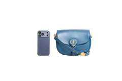 DIOR BOBBY MEDIUM CALFSKIN BLUE