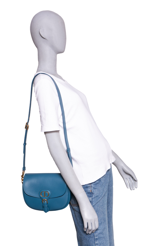 DIOR BOBBY MEDIUM CALFSKIN BLUE