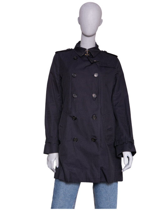 BURBERRY TRENCH COAT THE KENSINGTON NAVY