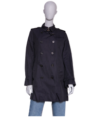 BURBERRY TRENCH COAT THE KENSINGTON NAVY