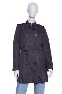 BURBERRY TRENCH COAT THE KENSINGTON NAVY
