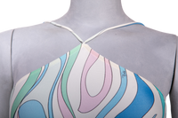 EMILIO PUCCI PRINTED HALTERNECK SWIMSUIT