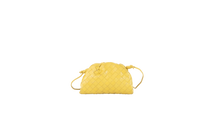 BOTTEGA MINI POUCH INTRECCIATO MUSTARD