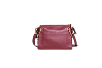 CHLOÉ ROY MEDIUM LEATHER AND SUEDE BURGUNDY