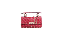 VALENTINO ROCKSTUD SPIKE SMALL RED