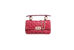VALENTINO ROCKSTUD SPIKE SMALL RED