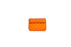 VALENTINO ROCKSTUD SPIKE MINI LEATHER NEON ORANGE