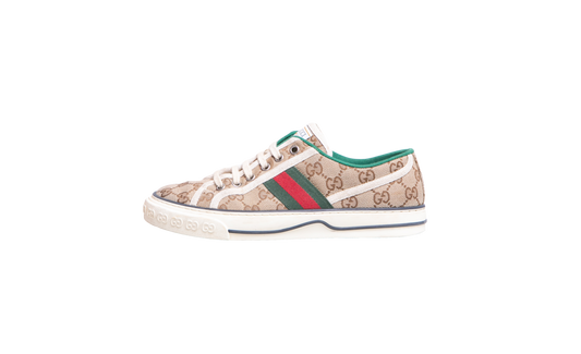 GUCCI SNEAKER TENNIS 1977 GG MONOGRAM WEB BEGE - 37 BR
