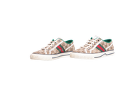 GUCCI SNEAKER TENNIS 1977 GG MONOGRAM WEB BEGE - 37 BR