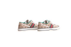 GUCCI SNEAKER TENNIS 1977 GG MONOGRAM WEB BEGE - 37 BR