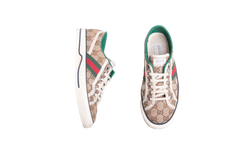 GUCCI SNEAKER TENNIS 1977 GG MONOGRAM WEB BEGE - 37 BR
