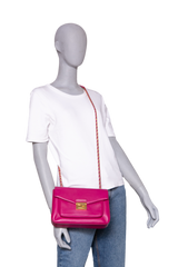 FENDI BE BAGUETTE NAPPA MAGENTA