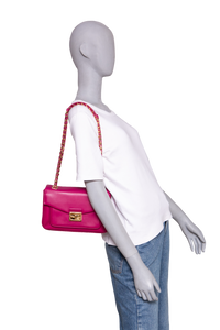 FENDI BE BAGUETTE NAPPA MAGENTA