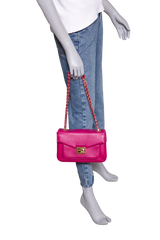 FENDI BE BAGUETTE NAPPA MAGENTA