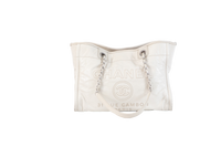 CHANEL DEAUVILLE SMALL LEATHER OFF WHITE